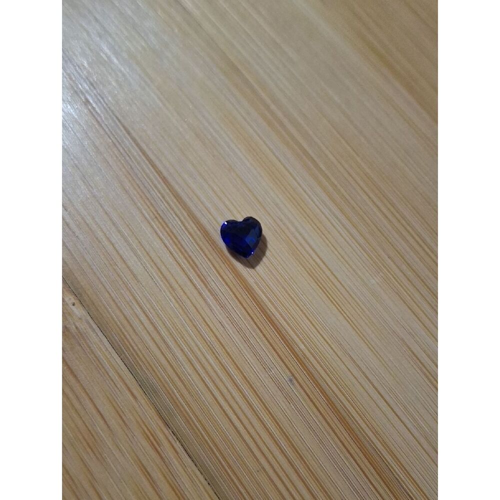 September Birthstone Heart Shaped Gemstone Charm For Floating Lockets